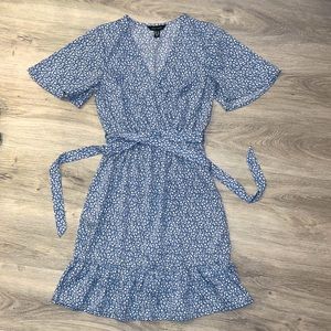 NEW LOOK flirty blue dress